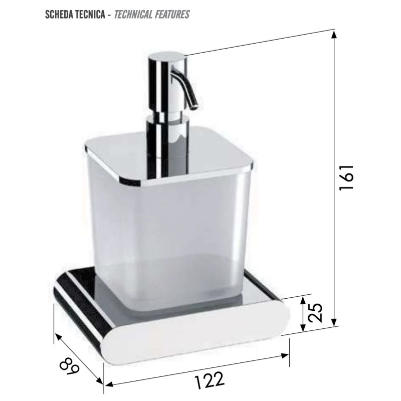 Дозатор Remer Lounge LN13VO Дозатор Remer Lounge LN13VO
