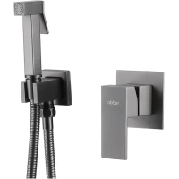 Гигиенический душ Abber Daheim AF8225NG со смесителем, никель