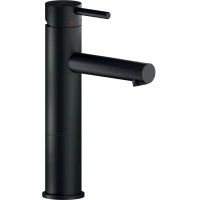 Смеситель для раковины Nobili Live LV00458/2BM с донным клапаном, черный матовый