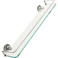 Полка стеклянная Stil Haus Regal RG04(08) 60 см, хром