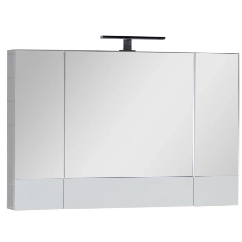 Зеркальный шкаф 100x67 см белый Aquanet Нота 00165372