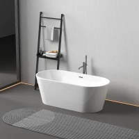 Акриловая ванна Sancos Mimi FB01 170x80 см, отдельностоящая, белый