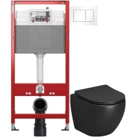 Комплект подвесной унитаз Grossman GR-4455BMS + система инсталляции Tece 9400413
