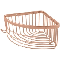 Полка для ванной Rav Slezak Colorado COA0801ZRL 20,5x20,5 см, угловая, розовое золото