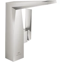 Смеситель для раковины Grohe Allure Brilliant 24345DC0 без донного клапана, суперсталь