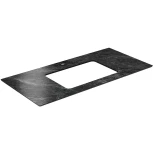 Изображение товара столешница 100 см темно-серый глянец для раковин встраиваемых снизу kerama marazzi plaza classic риальто pl3.vt93\100t