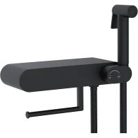 Гигиенический душ RGW SP-222B 581408222-04 CoolStart, со смесителем, черный матовый