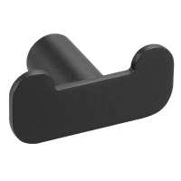 Крючок Mediclinics Aura AI2318B двойной, для ванны, черный матовый