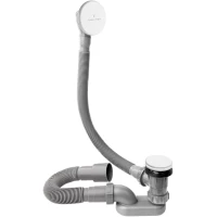 Слив-перелив для ванны Vinsent Veron VW150.758 автомат, белый глянец