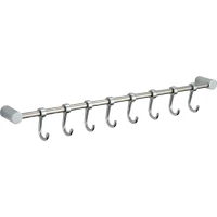 Планка с крючками Savol S-006208 для ванны, хром