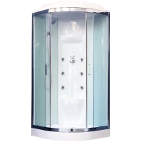 Душевая кабина 100x100x217 см Royal Bath RB100HK7-WT-CH прозрачное