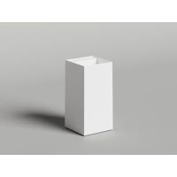 Раковина Salini S-Sense Armonia Square Top 01 130511TG 46x46 см, напольная, белый глянец