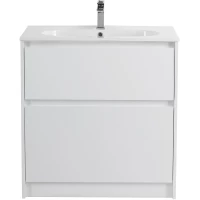 Тумба под раковину BelBagno Kraft KRAFT-800-2C-PIA-BO 80 см, напольная, Bianco Opaco