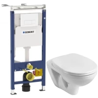 Комплект подвесной унитаз Santek Бореаль 1.WH30.1.977 + система инсталляции Geberit 458.125.11.1