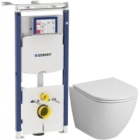 Комплект подвесной унитаз Grossman GR-4455S + система инсталляции Geberit 111.362.00.5