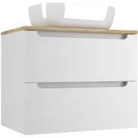 Тумба под раковину Style Line Бали ЛС-00002338 70,2 см, подвесная, со столешницей, белый матовый