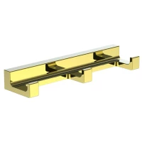 Планка с крючками Wonzon & Woghand Eclipse WW-9135-LG для ванны, золотой