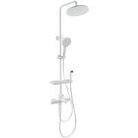 Душевая система Wonzon & Woghand Solid WW-C3011-A1-MW 255 мм, с термостатом, белый матовый