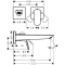 Смеситель для раковины с выпуском Hansgrohe Logis 71256000 - 2