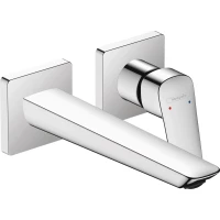 Смеситель для раковины Hansgrohe Logis 71256000 встраиваемый, с выпуском, хром