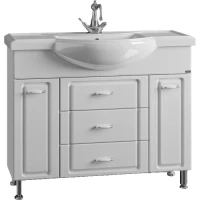 Тумба белый глянец 100,5 см Санта Монарх 700105