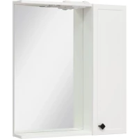 Зеркальный шкаф 65x75 см белый R Runo Римини 00-00001256