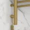 Полотенцесушитель электрический 1000x500 золотой матовый МЭМ левый Сунержа Флюид 3.0 032-5820-1050 - 3