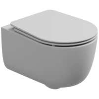 Унитаз подвесной GSG Hit HIWCSO001 безободковый, белый матовый