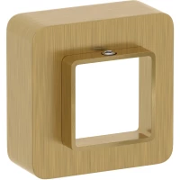 Накладка маскировочная 27x27 мм Сунержа 051-1030-0002 состаренная латунь