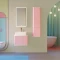Комплект мебели розовый иней 57,4 см Jorno Pastel Pas.01.58/P/PI + 0085176 + Pas.03.46/W - 1