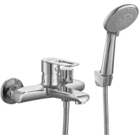 Смеситель для ванны Plstart PD32083 с душевым гарнитуром, хром