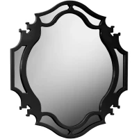 Зеркало 90x100 см черный глянец Belux Кастилия В 90 4810924252326