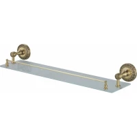 Полка стеклянная Zorg Antic AZR 15 BR 55,5 см, бронза