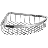 Полка угловая 20,4x20,4 см Omnires Uni UN10330CR