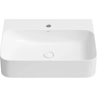 Раковина-чаша Wellsee Clermont 302602000 60x47 см, накладная, подвесная, белый, с донным клапаном в цвете белый
