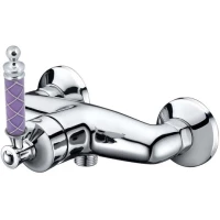 Смеситель для душа Boheme Vogue Murano 224-MR-V хром/фиолетовый