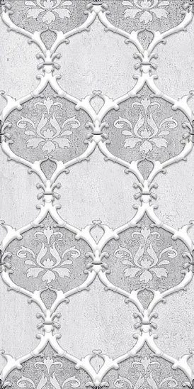 Декор Нефрит-Керамика Преза 04-01-1-08-03-06-1017-2 серый