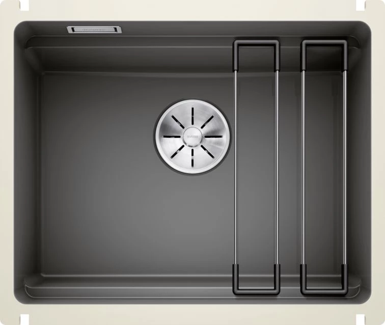 Кухонная мойка Blanco Etagon 500-U InFino базальт 525154
