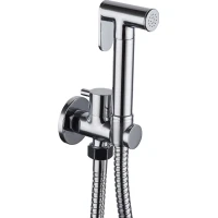 Гигиенический душ Frap F7501 с держателем, шлангом, хром