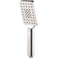 Душевая лейка AQG Nite SQ 10NIT0100 81 мм, 3 режима, хром