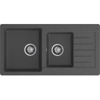 Кухонная мойка GranFest Practik 980KL 97,7x50,3 см, графит