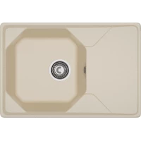 Кухонная мойка GranFest Unique 740L 74x50 см, кашемир