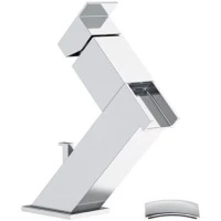 Смеситель для раковины Remer Flash ZC10 с донным клапаном, хром