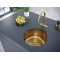 Кухонная мойка Paulmark Werra золотой матовый PM404646-BG - 3