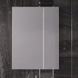 Изображение товара зеркальный шкаф 60x80 см белый глянец opadiris арабеска 00-00005347