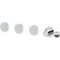 Термостат для ванны Remer X Style X99D3PKBXV встраиваемый, нержавеющая сталь