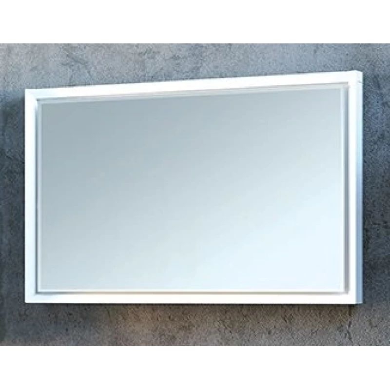 Зеркало 90x60 см белый глянец Marka One Romb У73232