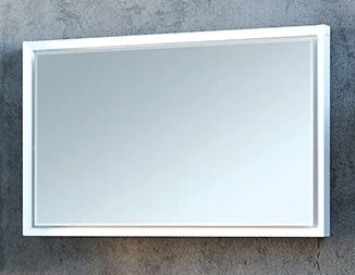 Зеркало 90x60 см белый глянец Marka One Romb У73232 стол письменный seven dreams sd 300 белый 90x60