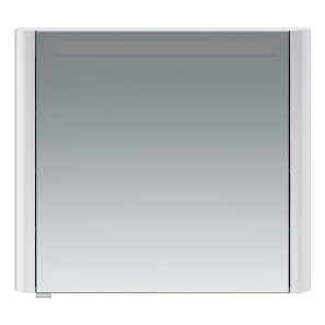 Изображение товара зеркальный шкаф 80х70 см белый глянец r am.pm sensation m30mcr0801wg