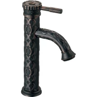 Смеситель для раковины Lemark Jasmine LM6609ORB без донного клапана, черная бронза